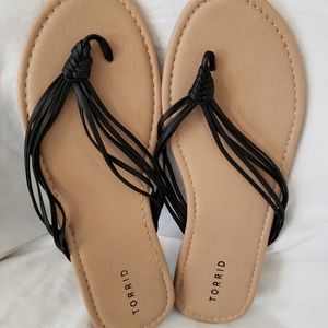 Torrid Black Flip Flop